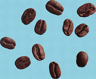 棕色咖啡豆免抠png透明图层素材