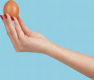 手拿鲜鸡蛋免抠png透明图层素材