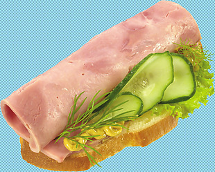 美味新鲜三明治免抠png透明图层素材