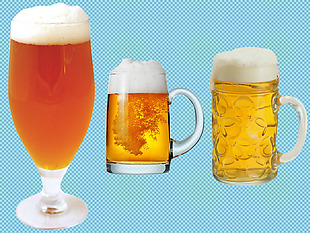 玻璃杯啤酒免抠png透明图层素材