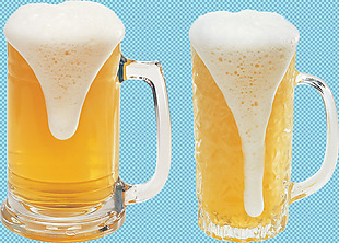 冒泡的啤酒免抠png透明图层素材