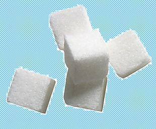 白色方糖免抠png透明图层素材