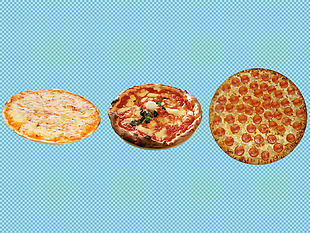 美味建康披萨免抠png透明图层素材
