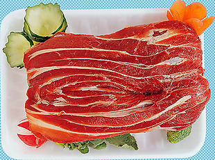 肥瘦相间的肉免抠png透明图层素材