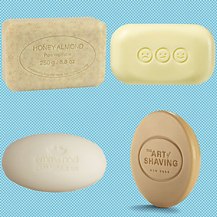 四块不同的肥皂免抠png透明图层素材