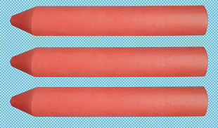 红色粉笔免抠png透明图层素材