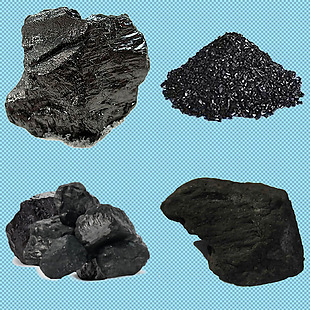 黑色的煤炭免抠png透明图层素材
