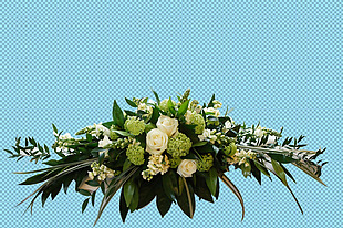 婚礼素材装饰鲜花免抠png透明图层素材