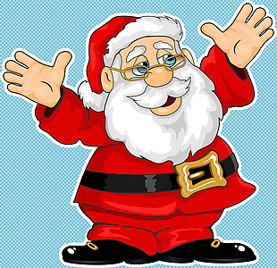卡通圣诞老人免抠png透明图层素材