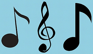 音乐符号元素免抠png透明图层素材