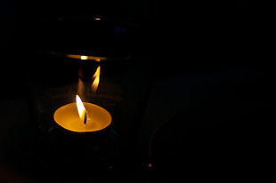 蜡烛祈福图片