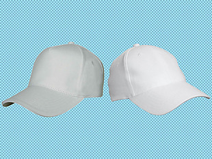 白色棒球帽免抠png透明图层素材