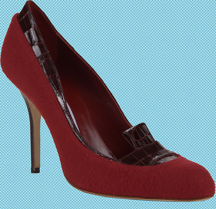 红色高跟女鞋免抠png透明图层素材