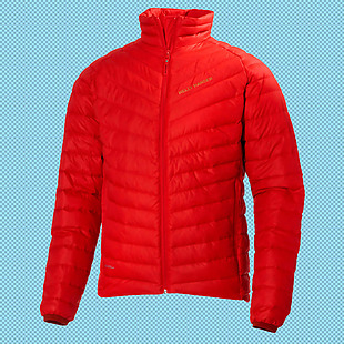 红色棉衣夹克免抠png透明图层素材
