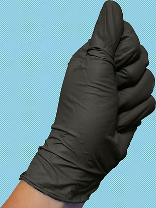 黑色手套免抠png透明图层素材