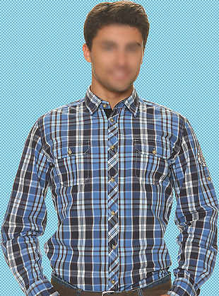 男士格子衬衫免抠png透明图层素材