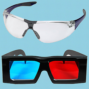 两款时尚眼镜免抠png透明图层素材