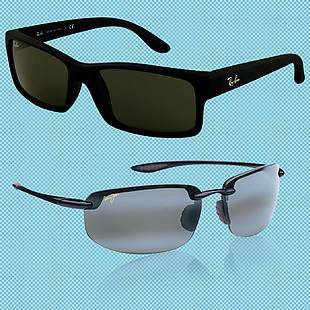 两个太阳眼镜免抠png透明图层素材