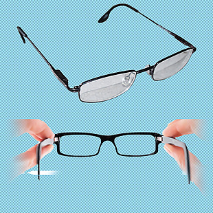 漂亮近视眼镜免抠png透明图层素材