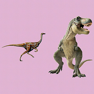 凶猛的恐龙免抠png透明图层素材