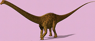 长脖子恐龙免抠png透明图层素材