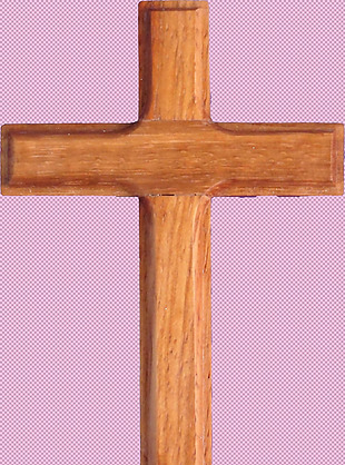 木做的十字架免抠png透明图层素材