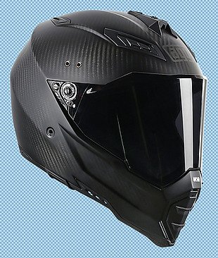 黑色酷炫摩托车头盔免抠png透明素材