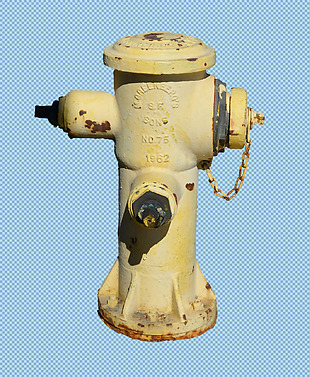 黄色消防栓免抠png透明图层素材