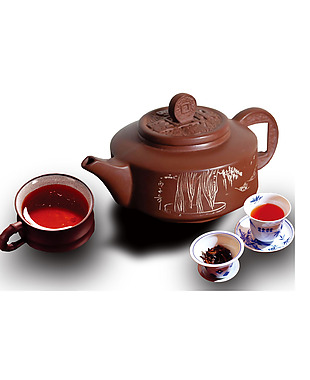 古典茶壶红茶元素