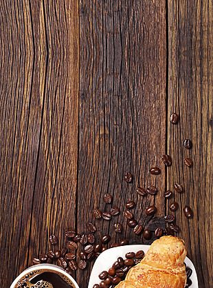 面包咖啡H5背景素材