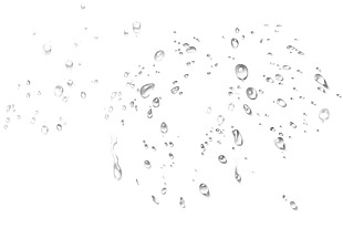 水滴水珠透明png元素素材