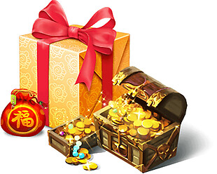 金色礼品盒包装素材图片