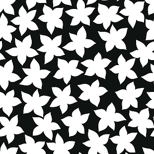 黑白花纹水彩DIY纹理图案素材