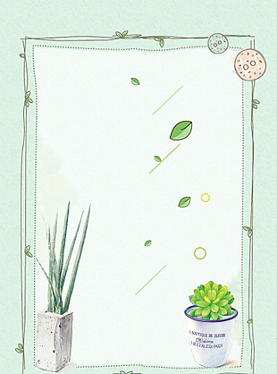 盆栽花卉植物背景图