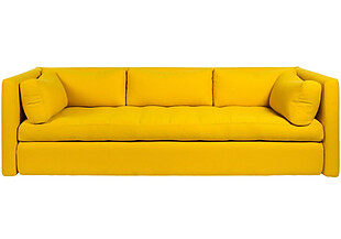 黄色沙发矢量素材图片