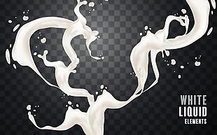 牛奶插画矢量素材