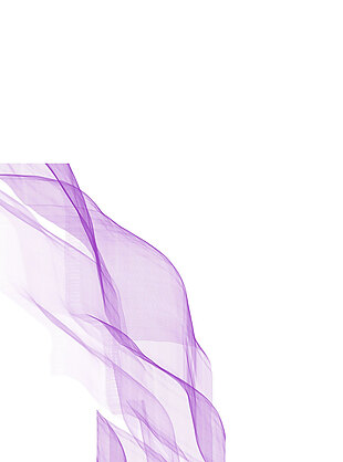 手绘紫色丝巾元素