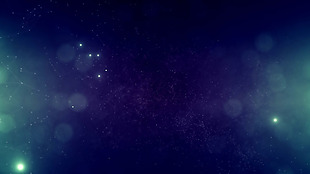 梦幻粒子蓝色星空背景视频素材