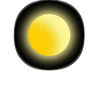 金色中秋圆月素材图片