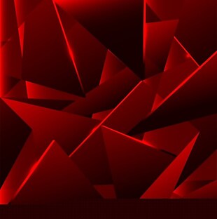 红色几何图案矢量素材