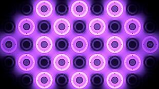 酒吧VJ紫色辉光圆圈背景视频素材