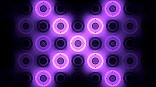 酒吧俱乐部紫色LED大屏幕视频素材