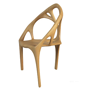 原木风格椅子模型