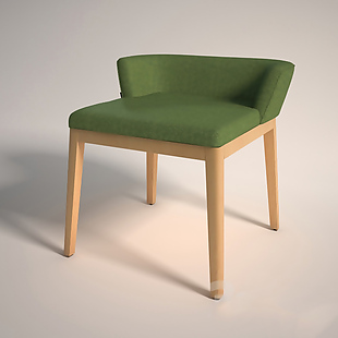 绿色现代简约椅子模型
