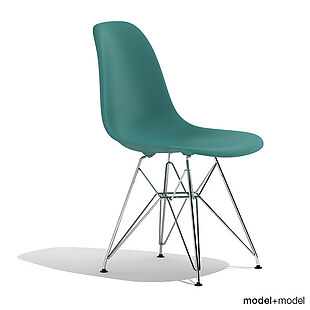 绿色简约椅子模型