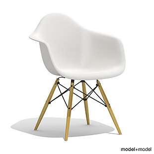 白色简约椅子模型
