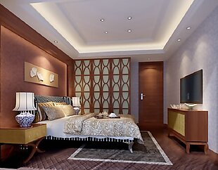 中式现代卧室