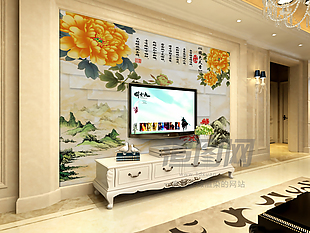 电视背景墙搭配欧式风格