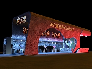 MS魔兽展览模型