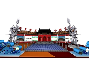 皇宫展览模型